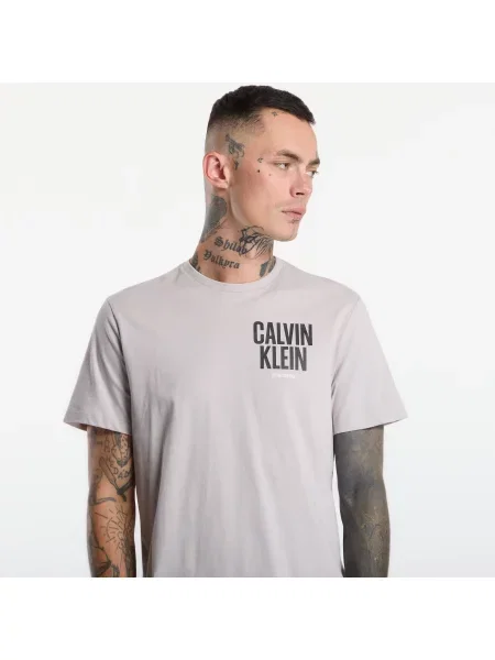 Тениска Calvin Klein Jeans Ss Eu Block Font Grey XL сиво