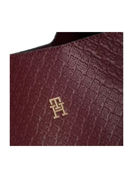 Crossbody kabelka Tommy Hilfiger z ekologickej kože červená