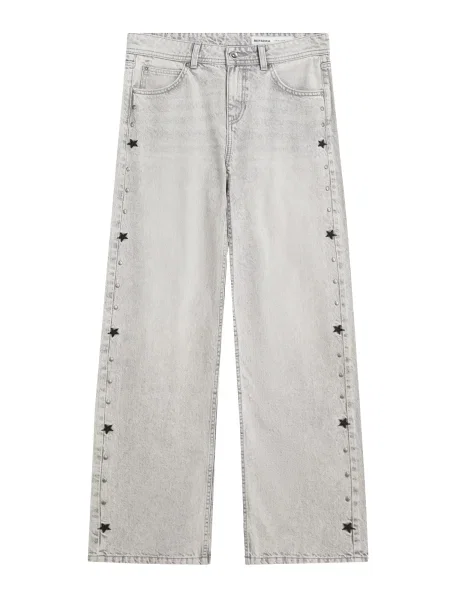 Bershka Jeans deschis gri