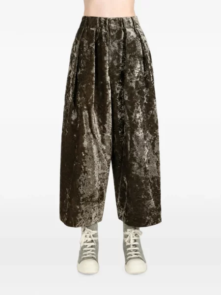 Pantaloni Uma Wang maro