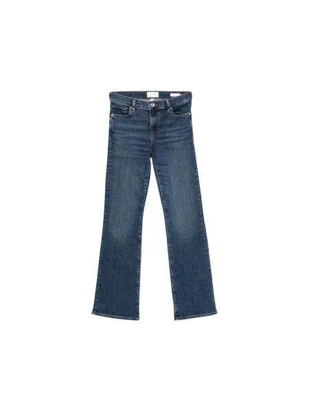 Jeansy straight leg Frame niebieskie