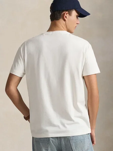 Polo Ralph Lauren t-shirt JERSEY-SSL-TSH biała