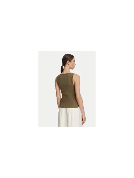 Guess Marškinėliai Tamsiai Slim Fit žalia