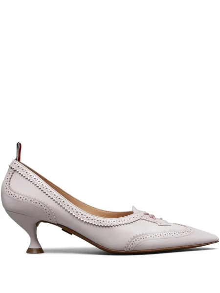 Pantofi cu toc Thom Browne din piele roz
