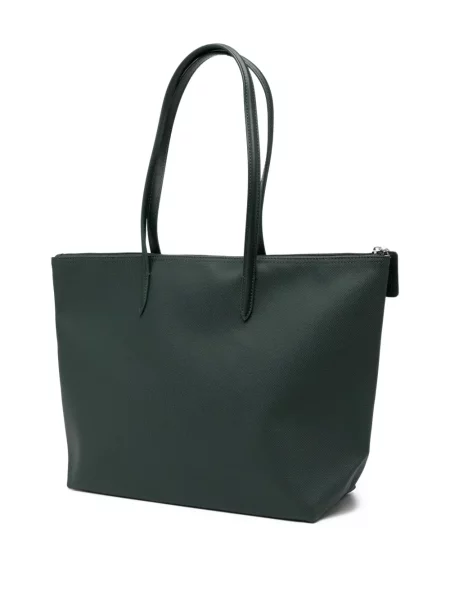 Geantă shopper Lacoste verde