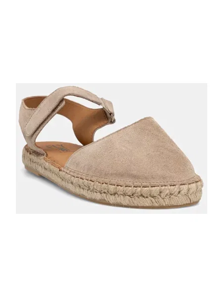 Espadryle Fly London zamszowe beżowe