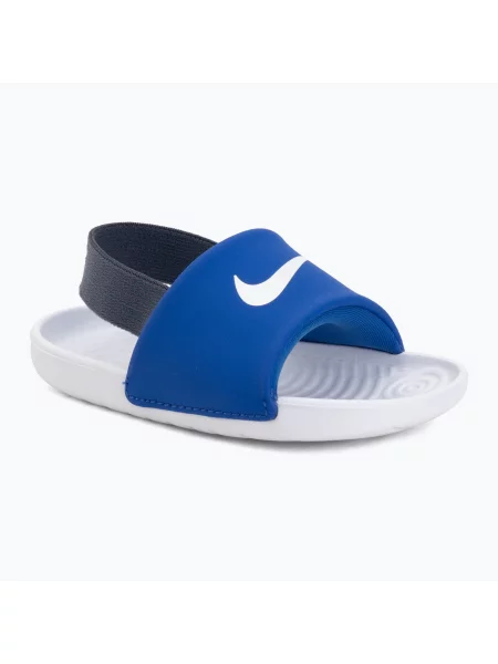 Gyerek papucs Nike Coffee game royal/thunder blue/white/white. Méret: 25 EU fehér
