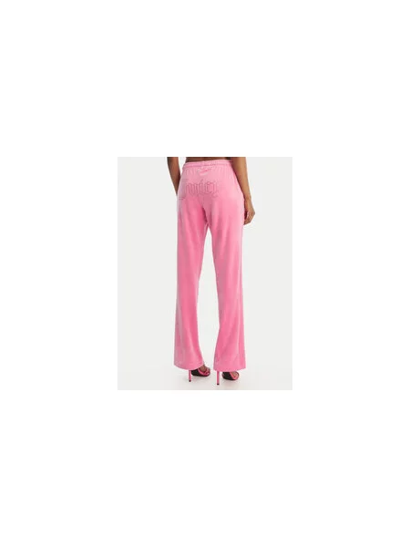 Juicy Couture Melegítő alsó Tina Straight Leg rózsaszín