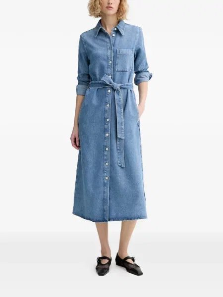 Cu centură rochie midi Marc O'polo albastru