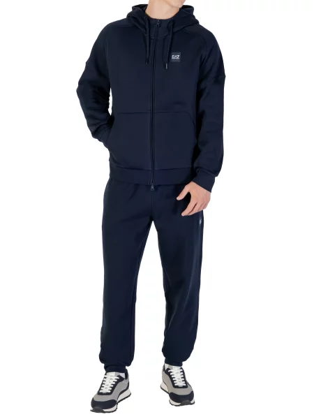 Tepláková souprava Ea7 modrá