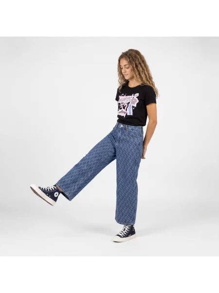 Pantaloni culottes copii Guess albastru