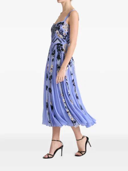 Rochie Temperley London cu paiete albastru