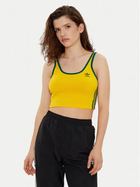 Adidas Marškinėliai adicolor Slim Fit geltona