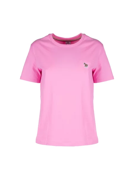 Koszulka Ps By Paul Smith w zebrę różowa