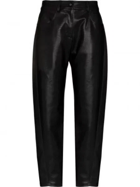 Pantaloni Stella Mccartney din piele negru