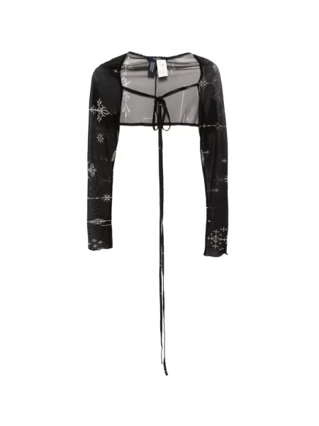 Decupat top Limi Feu cu imagine negru