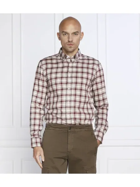 BOSS BLACK Ing | Casual fit gyapjú hozzáadásával fekete
