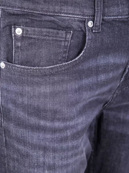 Blugi 7 For All Mankind cu 5 buzunare negru
