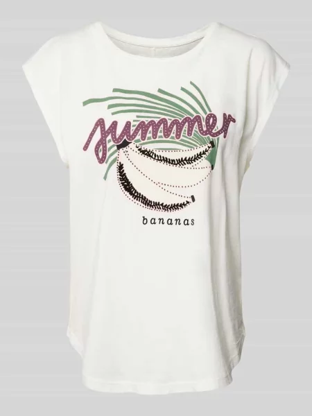 T-shirt z krótkimi rękawami model ‘Cathalin’ Lieblingsstück