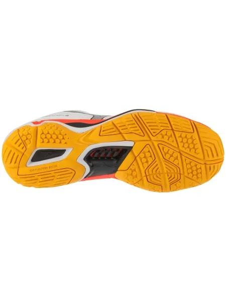 Mizuno Wave Phantom 3 kézilabda cipő fehér/tüzes korall Wave Phantom 3 fehér