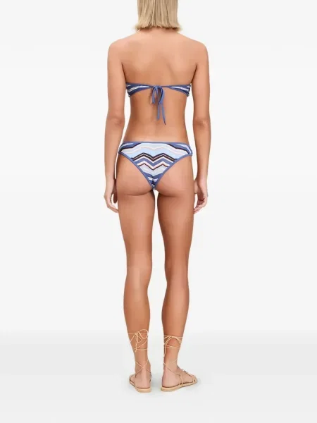 Bikini Devon tricotate albastru