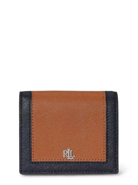 Usnjena denarnica Lauren Ralph Lauren rjava