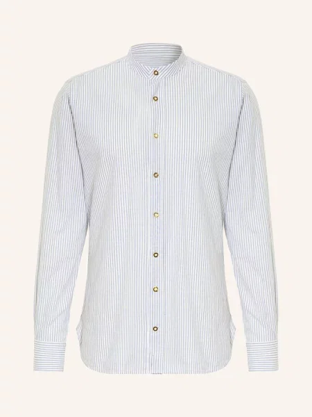 Krojová Košile Hansi Slim Fit modrá bílá