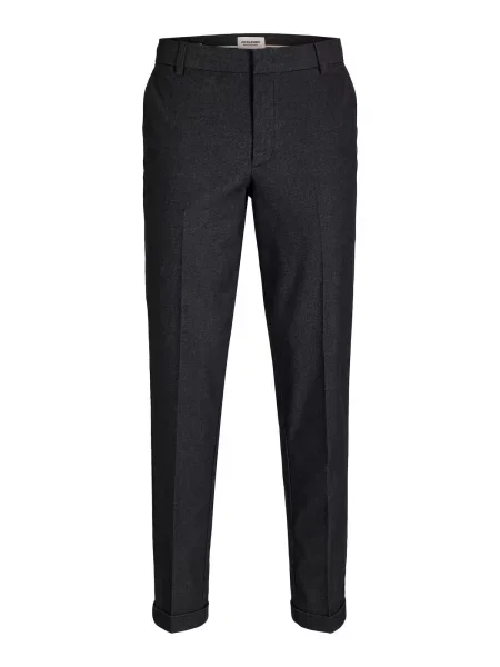 JACK & JONES Pantaloni cu dungă JPSTOLLIE BLAKE amestecat negru