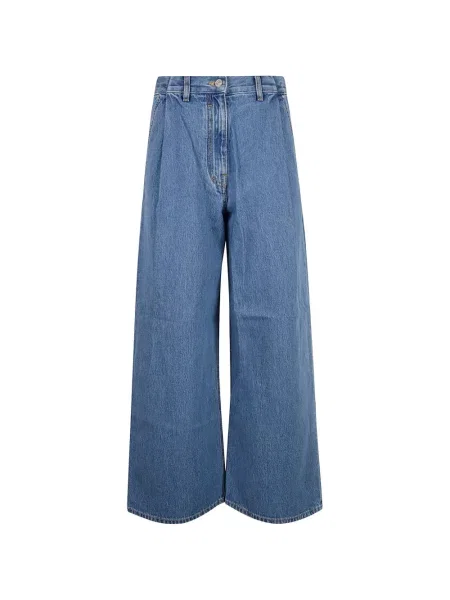 Blugi Givenchy plisate albastru