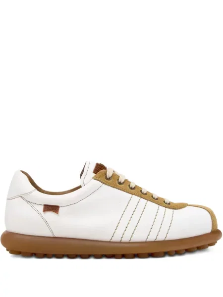 Sneakerși Camper cu șireturi din dantelă alb