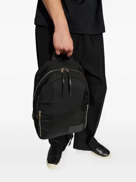 Rucsac Jil Sander cu autograf negru