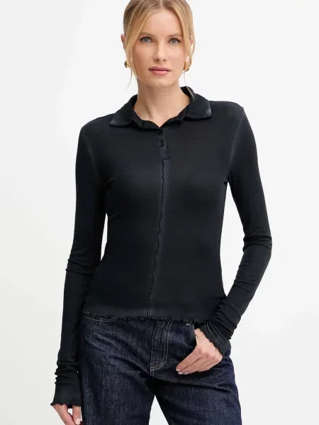 Bluza Patrizia Pepe za žene bez uzorka crna
