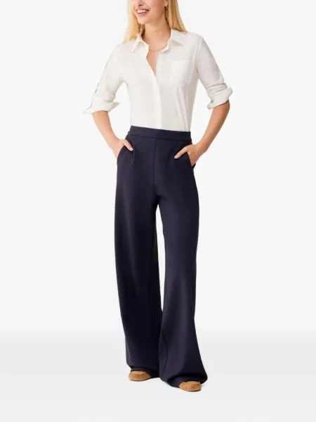 Pantaloni palazzo Pennyblack albastru