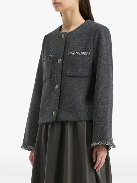 Kurtka B+ab pleciona szara