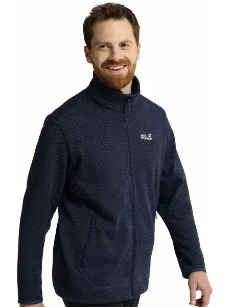 Флісова кофта Jack Wolfskin синій