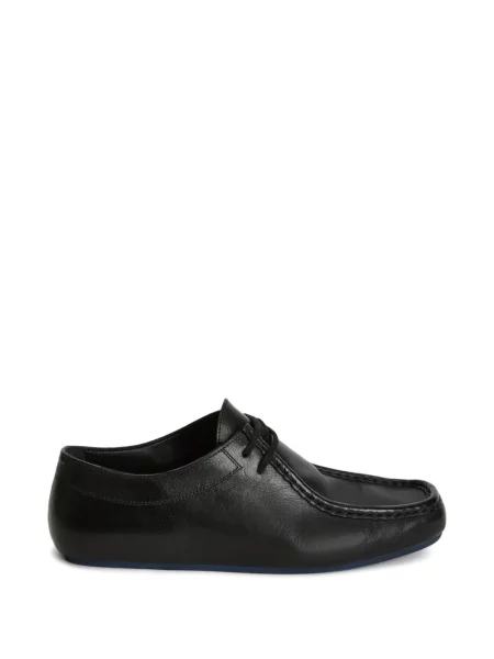 Pantofi loafer Jil Sander cu șireturi din dantelă negru