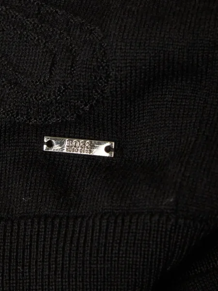 Pulover Boss cu model paisley negru