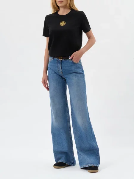 Футболка Elisabetta Franchi чорна