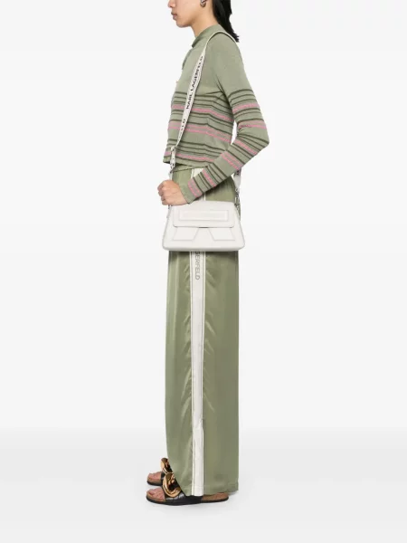 Geanta crossbody Karl Lagerfeld alb