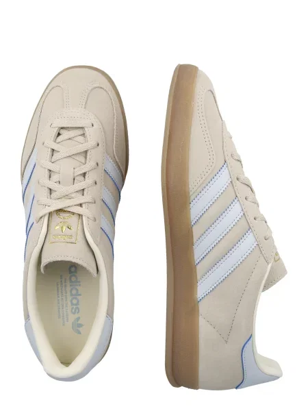ADIDAS ORIGINALS Nízke tenisky GAZELLE krémová / modrá / zlatá biela