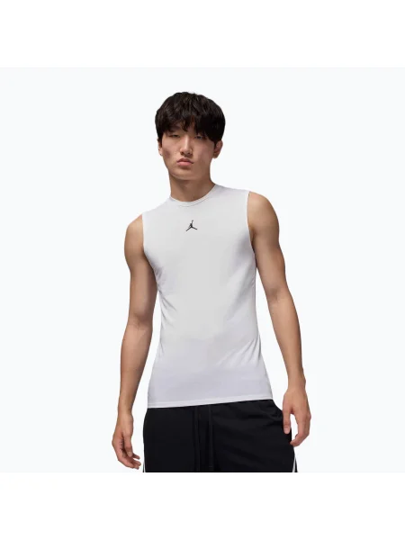 Koszulka termoaktywna Nike Jordan Sport Dri-FIT white/black biała