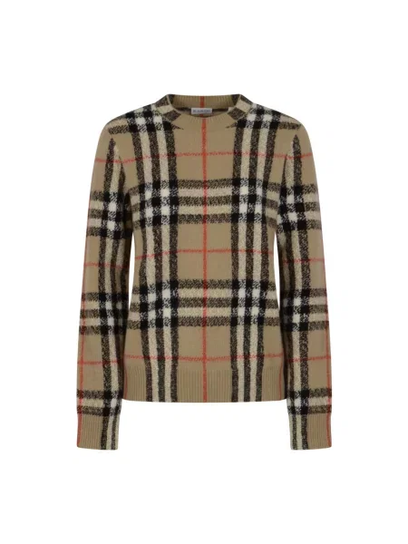 Sweter Burberry wełniany beżowy