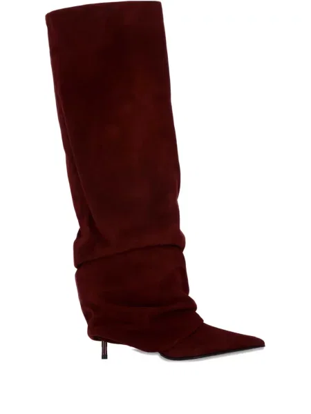 Botine Le Silla din piele roșu