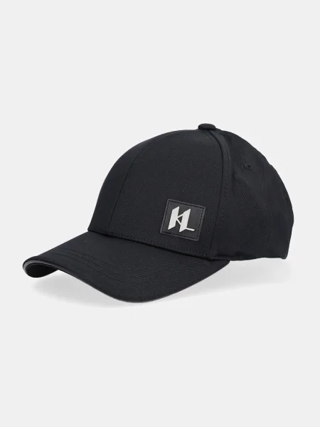 Шапка с козирка Karl Lagerfeld черно