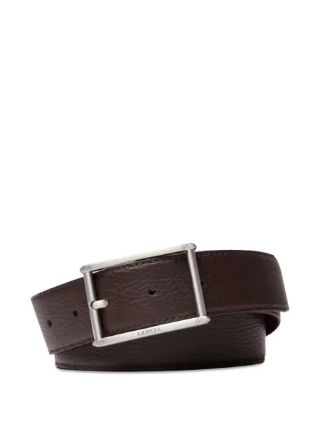 Кожаный колан Lancel кафяво