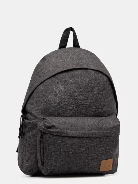 Рюкзак Lacoste великий однотонний сірий