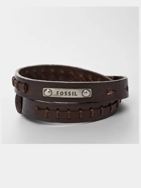 FOSSIL Náramok čokoládová hnedá