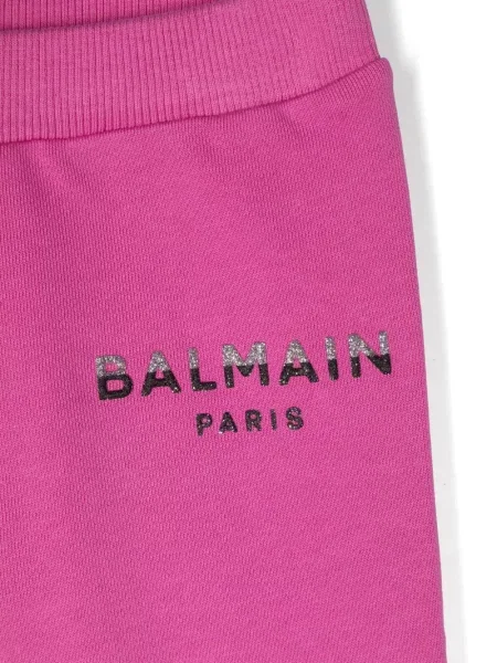 Dětské kalhoty Balmain růžové
