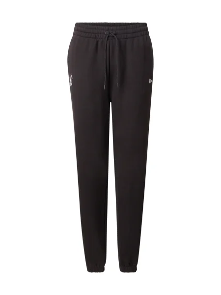NEW ERA Pantaloni NEYYAN negru alb