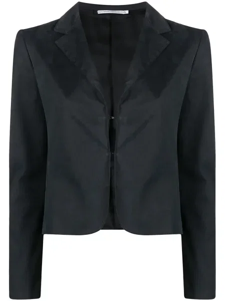 Zkrácená jednořadá bunda Fendi Pre-owned modrá